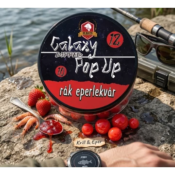 Galaxy Dipped Pop Up 10-12mm 30g Rák Eperlekvár