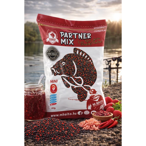 Partner Mix Mini 1,5-2-2,5mm 800g Rák Eperlekvár