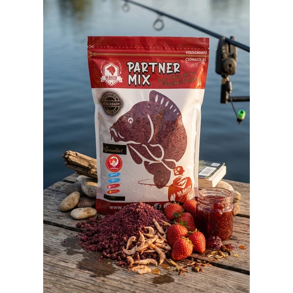 Partner Mix Groundbait 800g Rák Eperlekvár