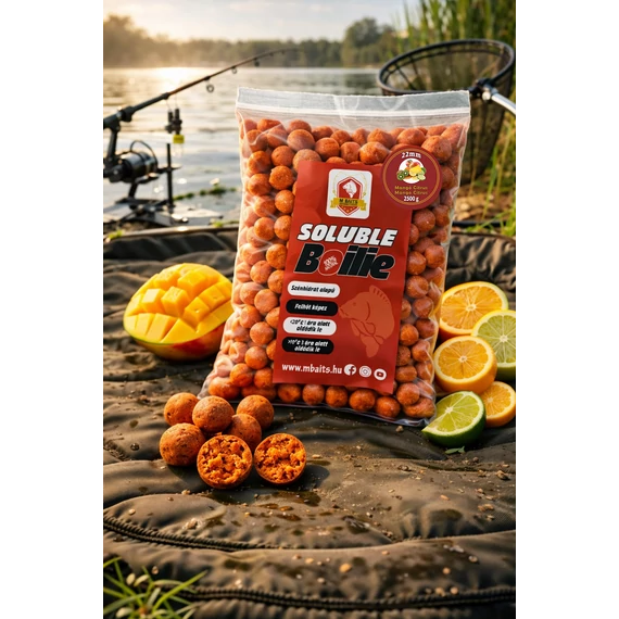 Soluble Boilie for Feeding 22mm 2500g Mangó Citrus