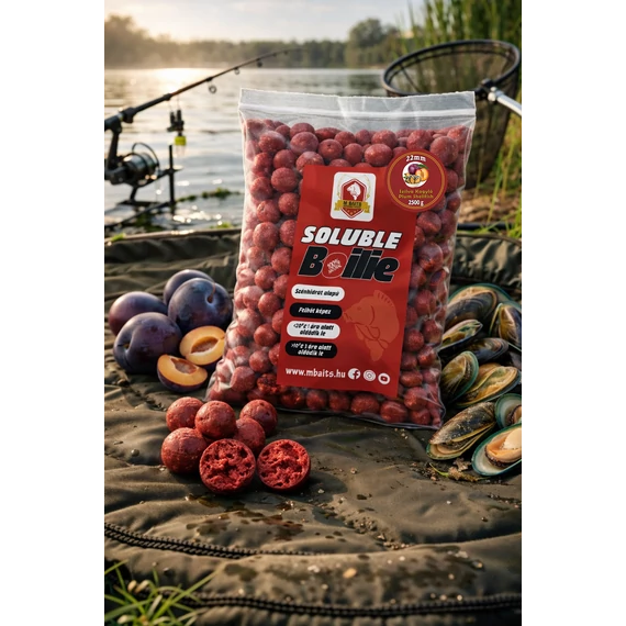 Soluble Boilie for Feeding 22mm 2500g Szilva Kagyló