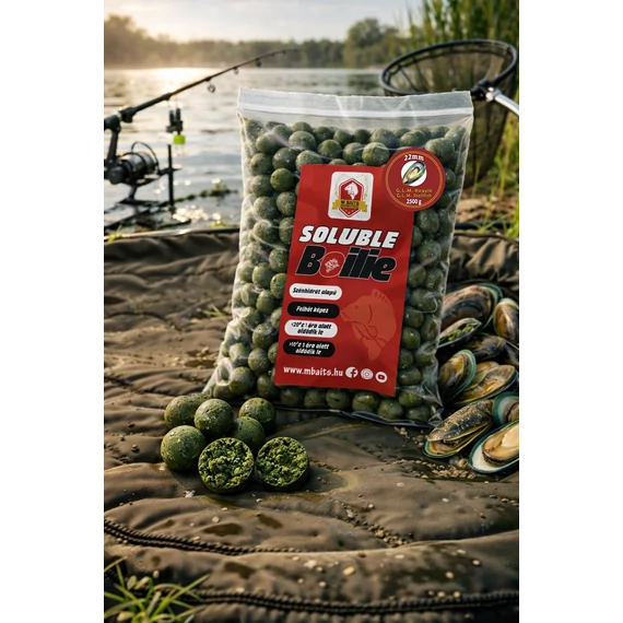 Soluble Boilie for Feeding 22mm 2500g G.L.M. Kagyló