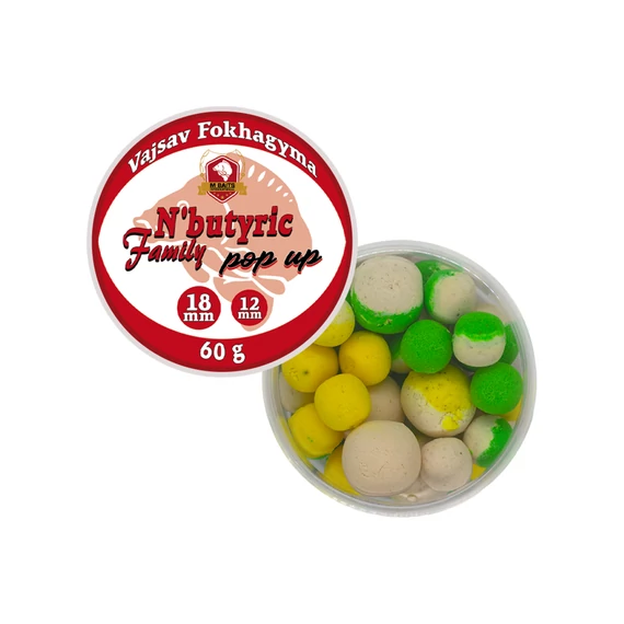 N'Butyric Family Pop Up 12-18mm 60g Vajsav Fokhagyma