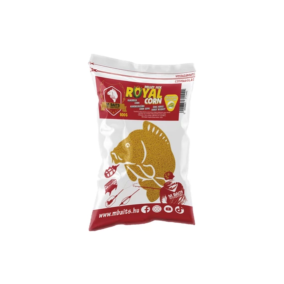 Royal Corn Pellet Mix 2mm 800g Édeskukorica