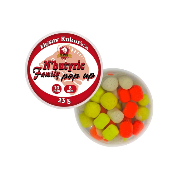 N'Butyric Family Pop Up 8-10mm 23g Vajsav Kukorica