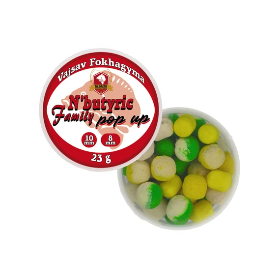 N'Butyric Family Pop Up 8-10mm 23g Vajsav Fokhagyma