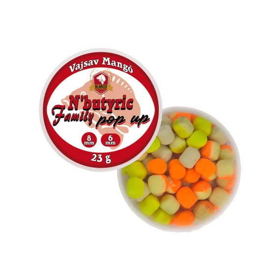 N'Butyric Family Pop Up 6-8mm 23g Vajsav Mangó