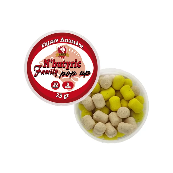 N'Butyric Family Pop Up 8-10mm 23g Vajsav Ananász